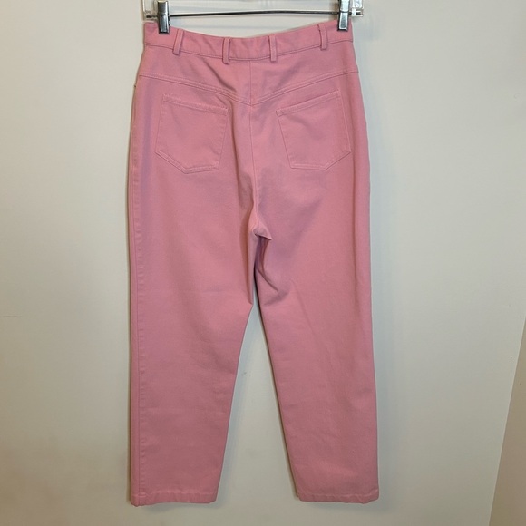 ST. JOHN Sport Essentials | Cotton Blend Pink Sport High Rise Pants Size 4 - Picture 4 of 13